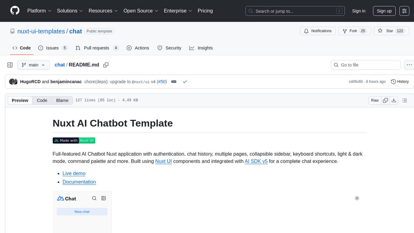 chat Screenshot