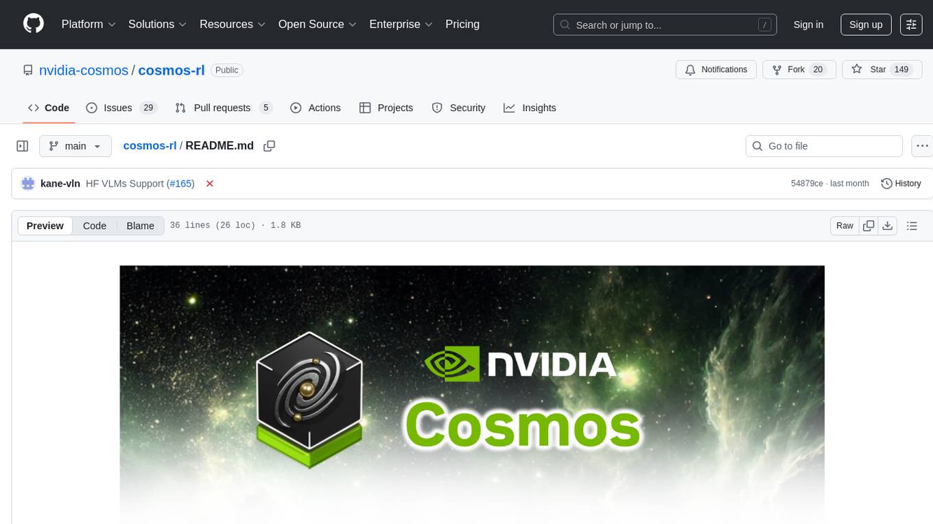 cosmos-rl Screenshot