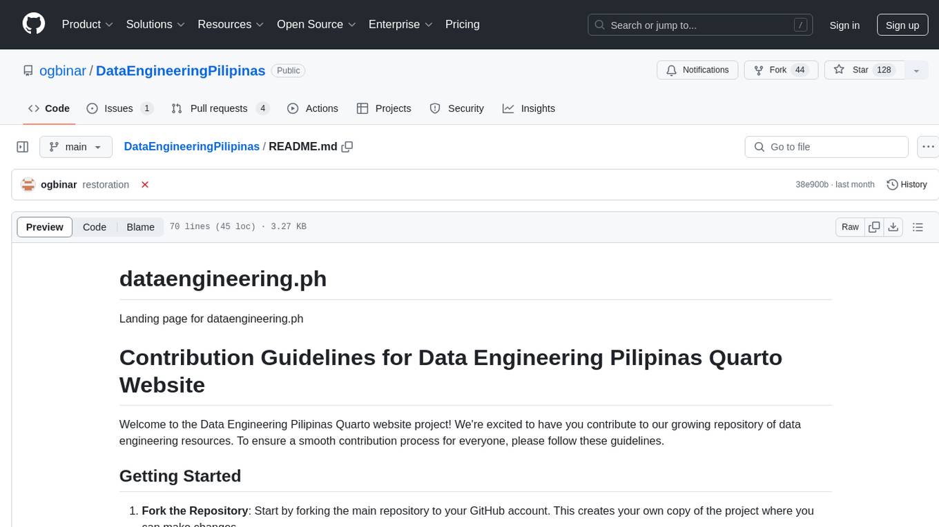 DataEngineeringPilipinas Screenshot