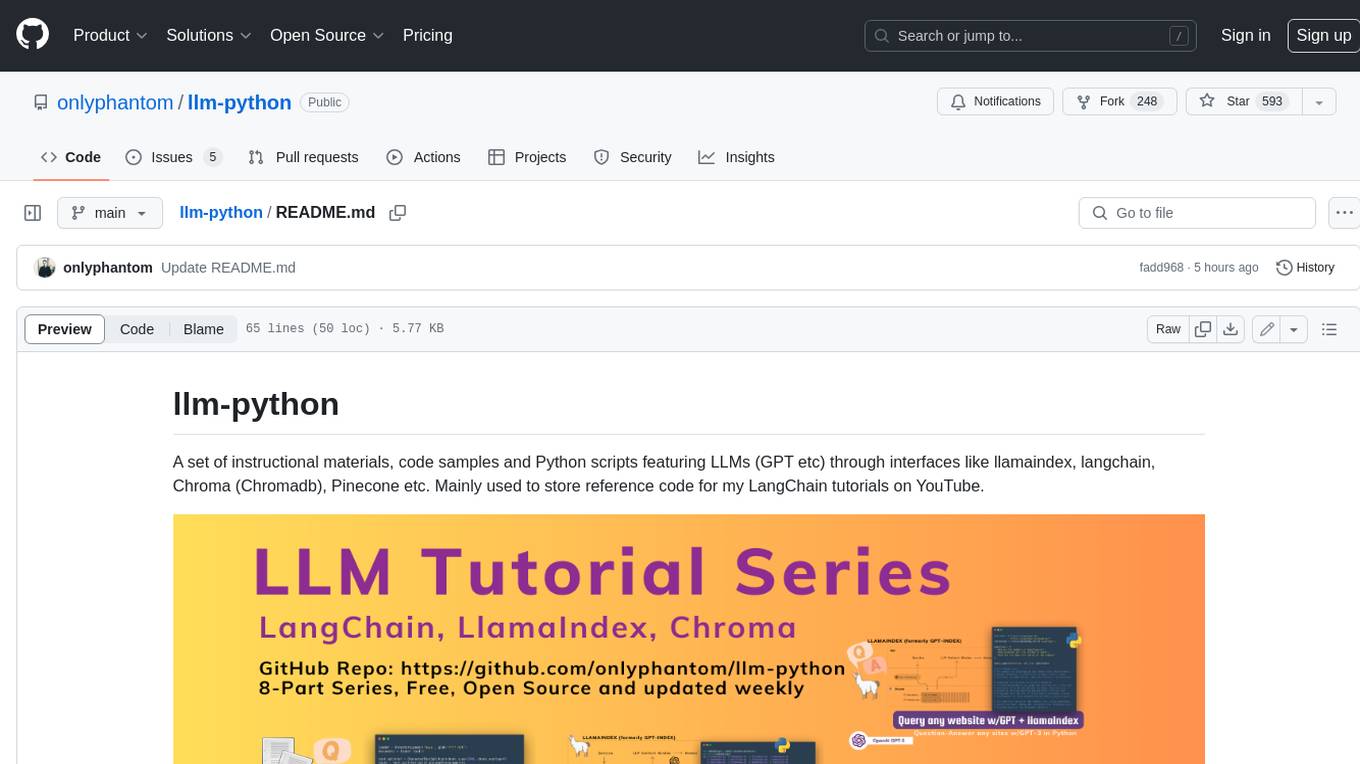 llm-python Screenshot