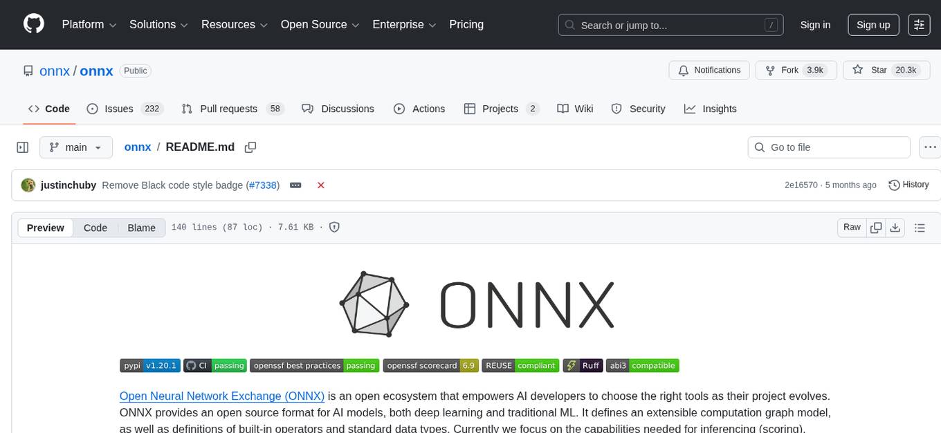 onnx Screenshot