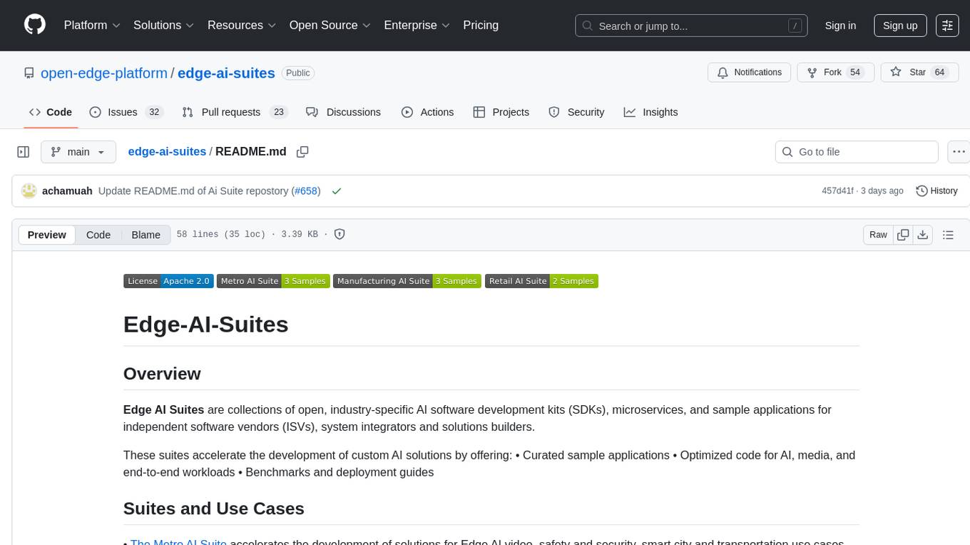edge-ai-suites Screenshot
