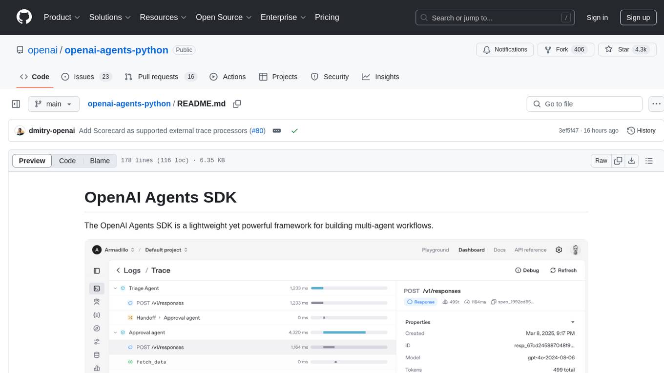 openai-agents-python Screenshot