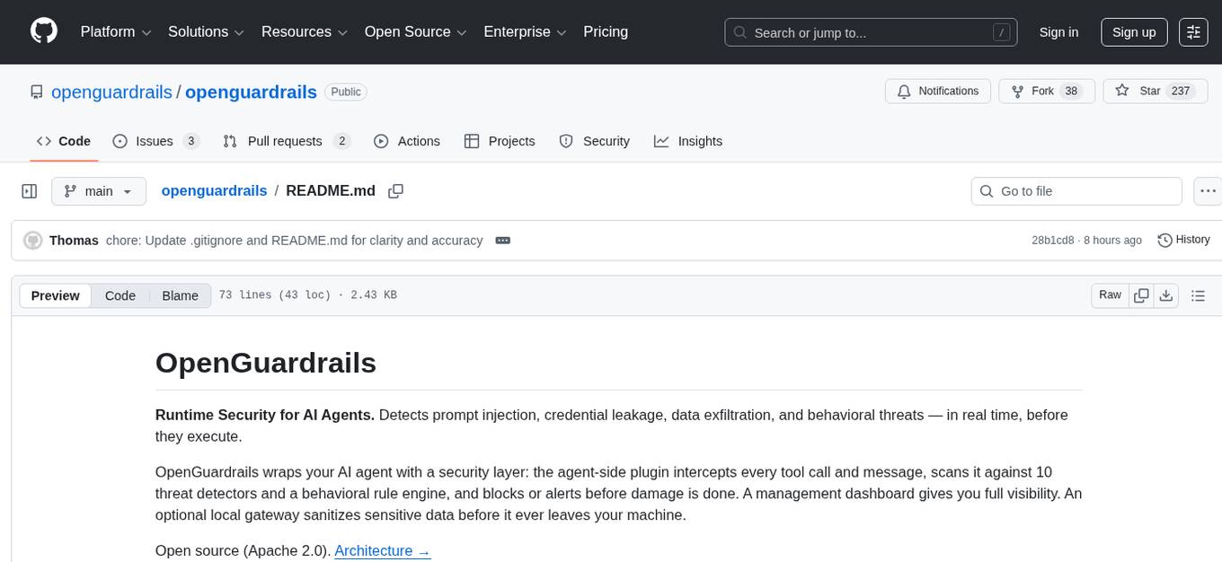 openguardrails Screenshot