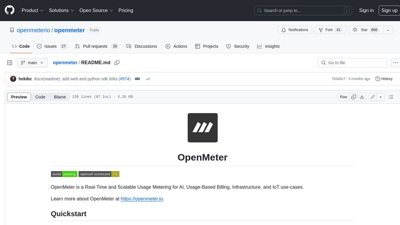 openmeter Screenshot