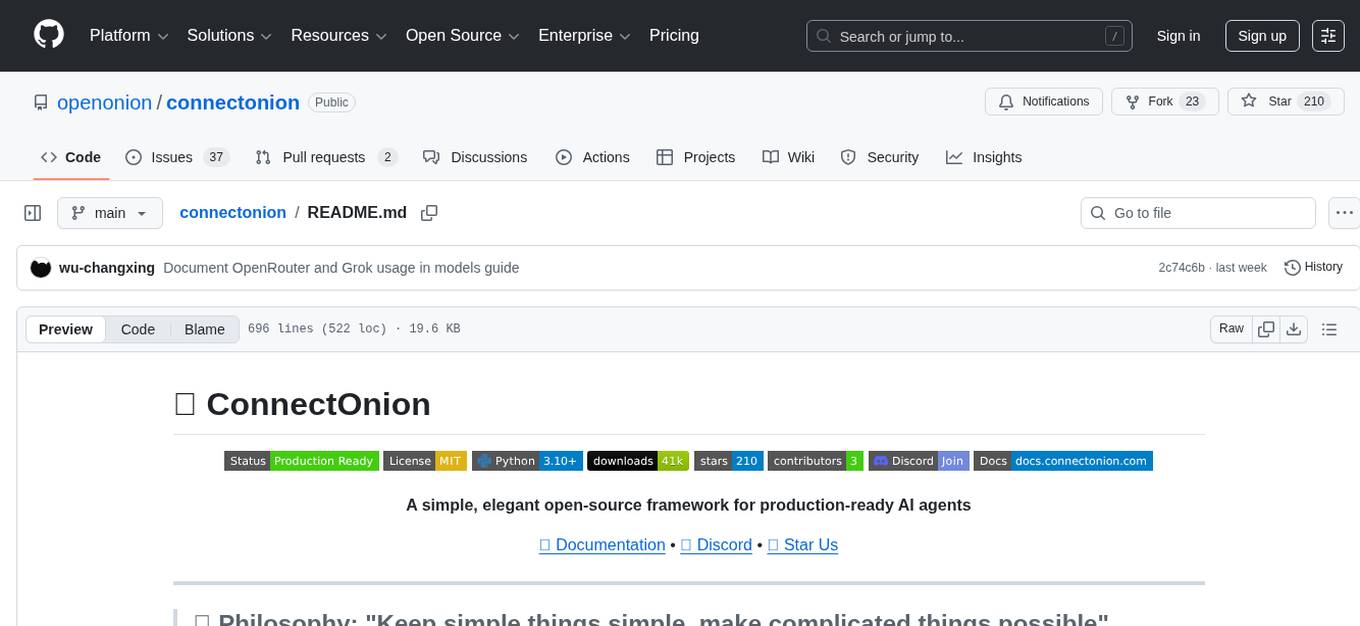 connectonion Screenshot