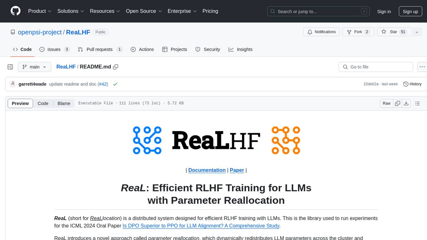 ReaLHF Screenshot