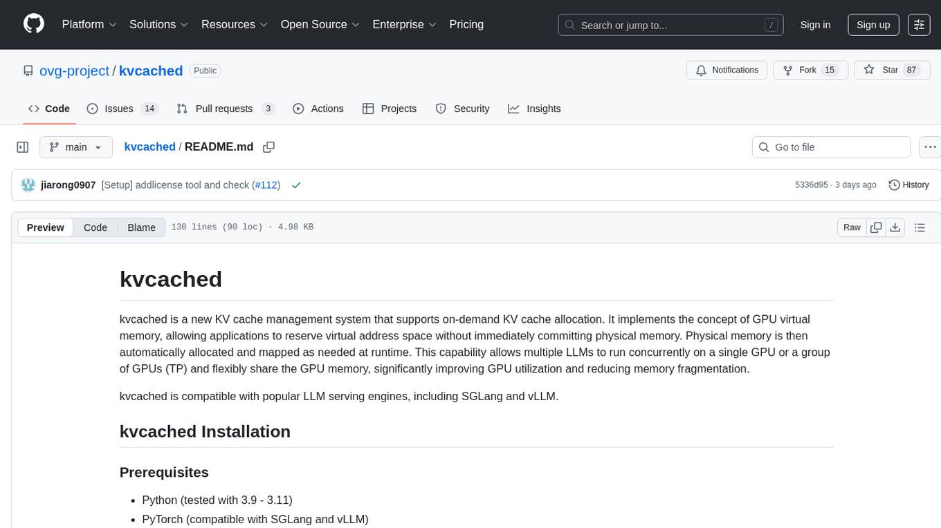 kvcached Screenshot