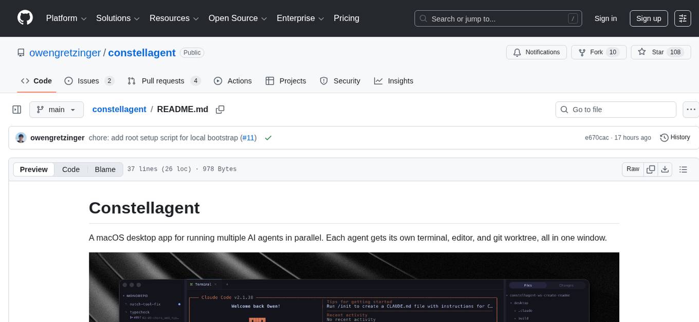 constellagent Screenshot