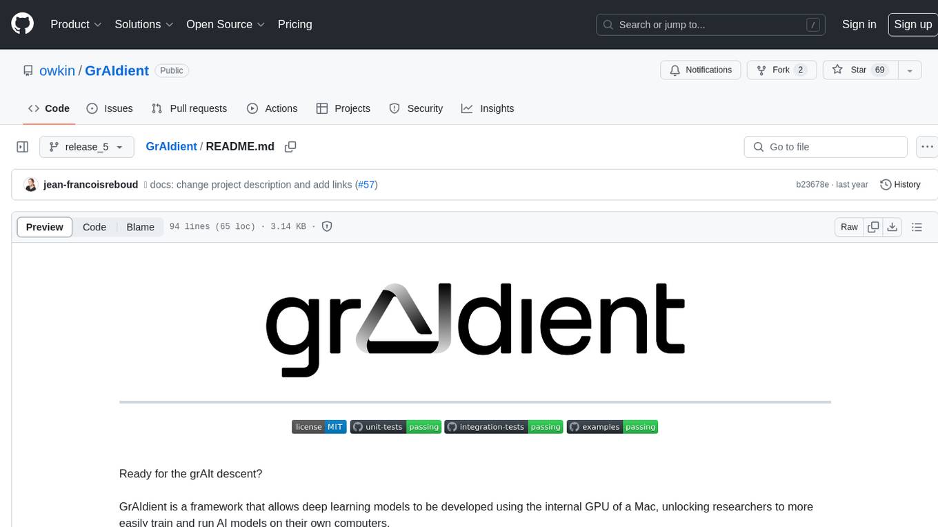 GrAIdient Screenshot