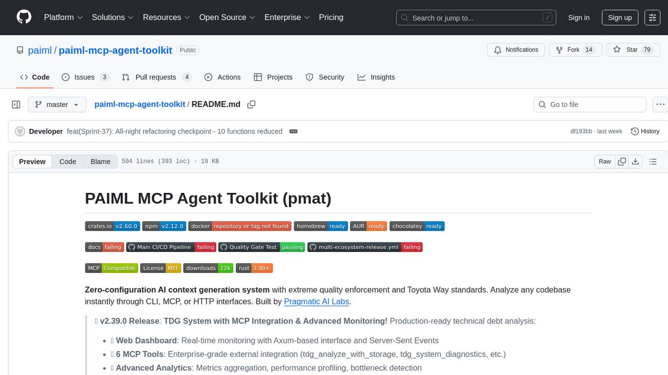 paiml-mcp-agent-toolkit Screenshot