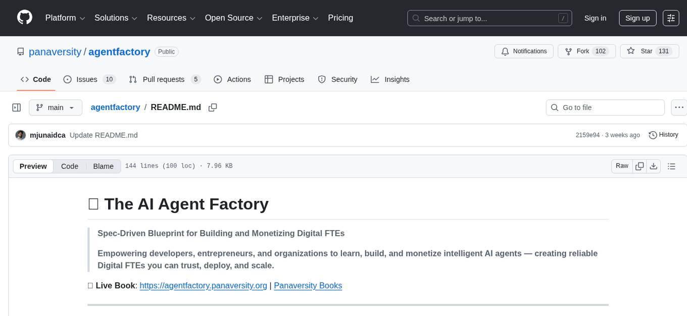 agentfactory Screenshot