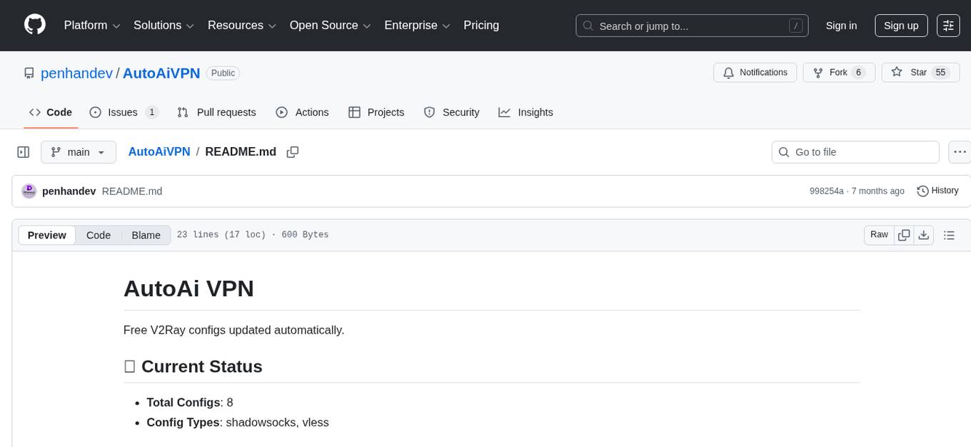 AutoAiVPN Screenshot