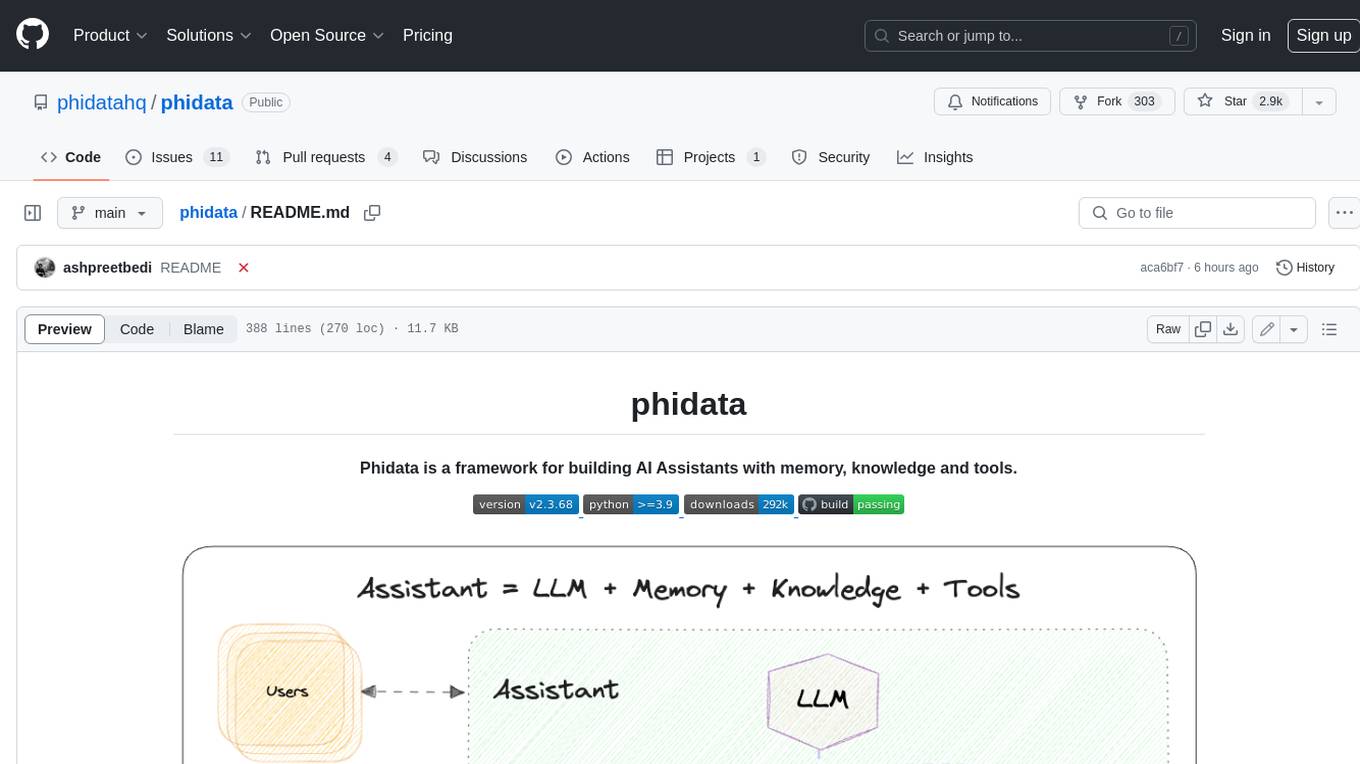 phidata Screenshot