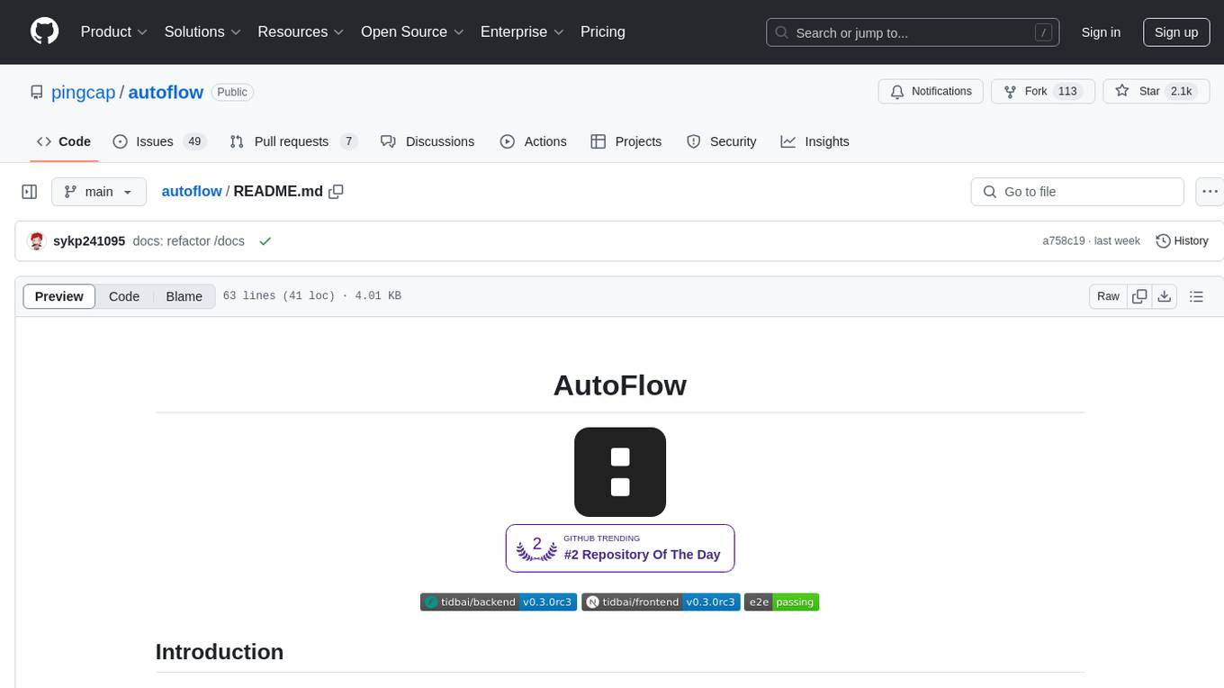 autoflow Screenshot