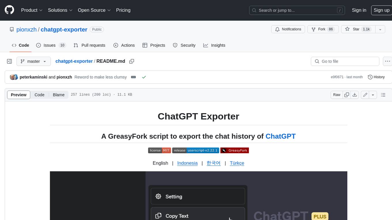 chatgpt-exporter Screenshot