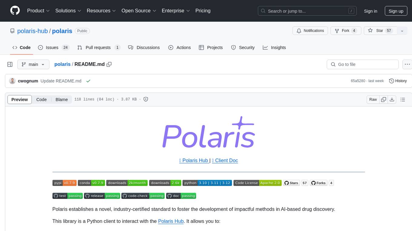 polaris Screenshot