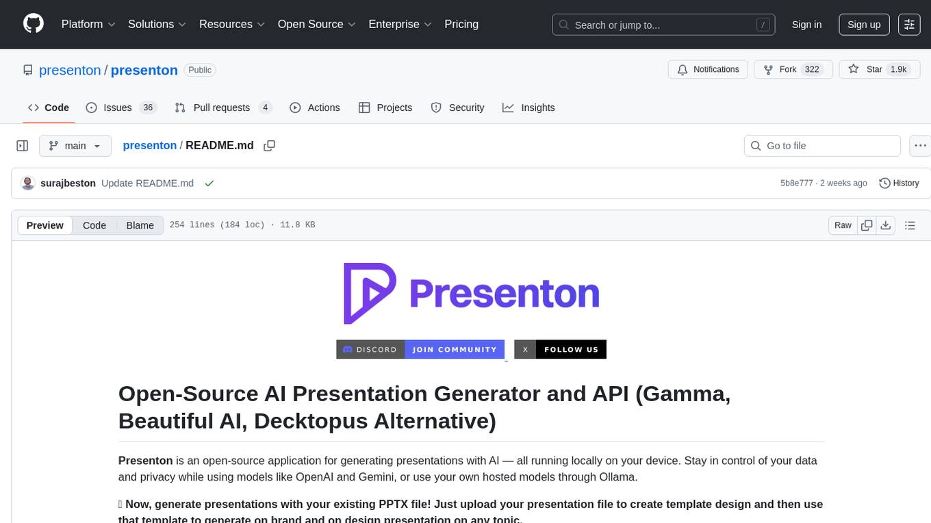 presenton Screenshot