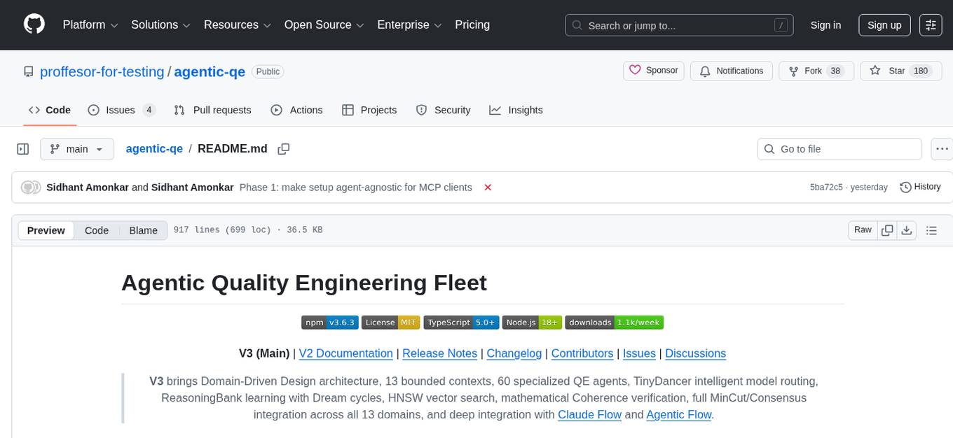 agentic-qe Screenshot