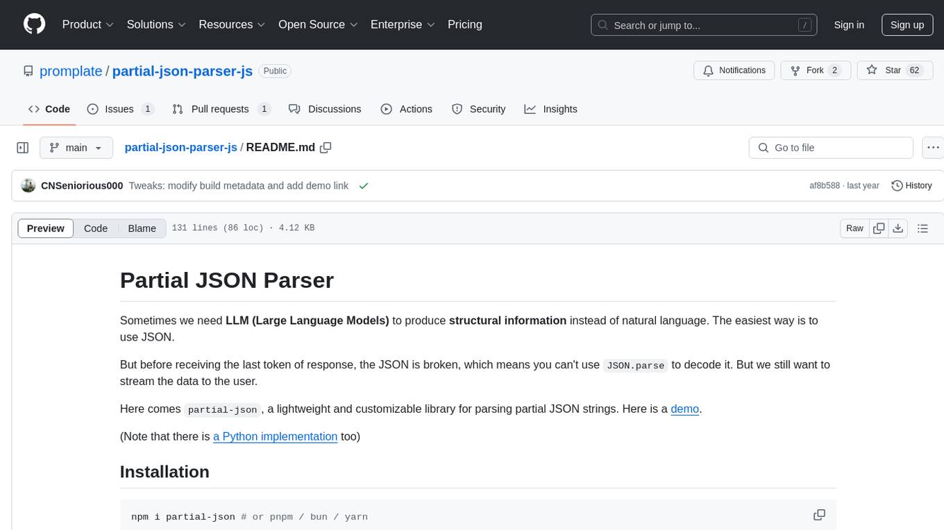 partial-json-parser-js Screenshot