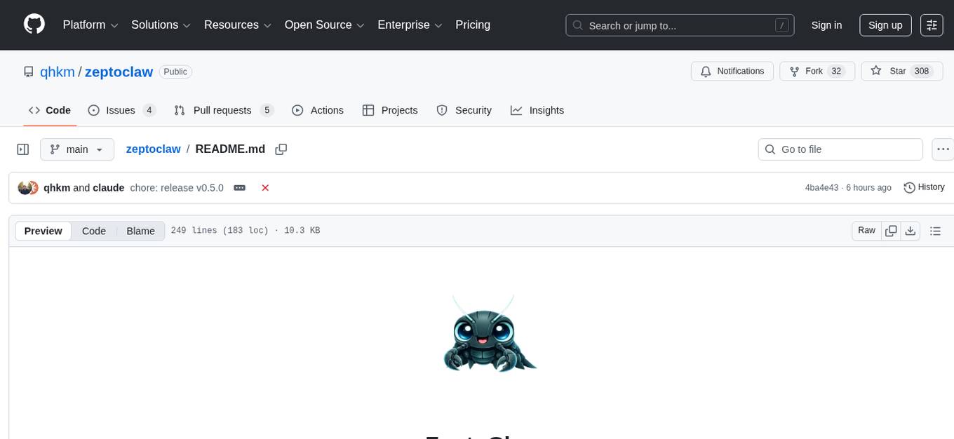 zeptoclaw Screenshot