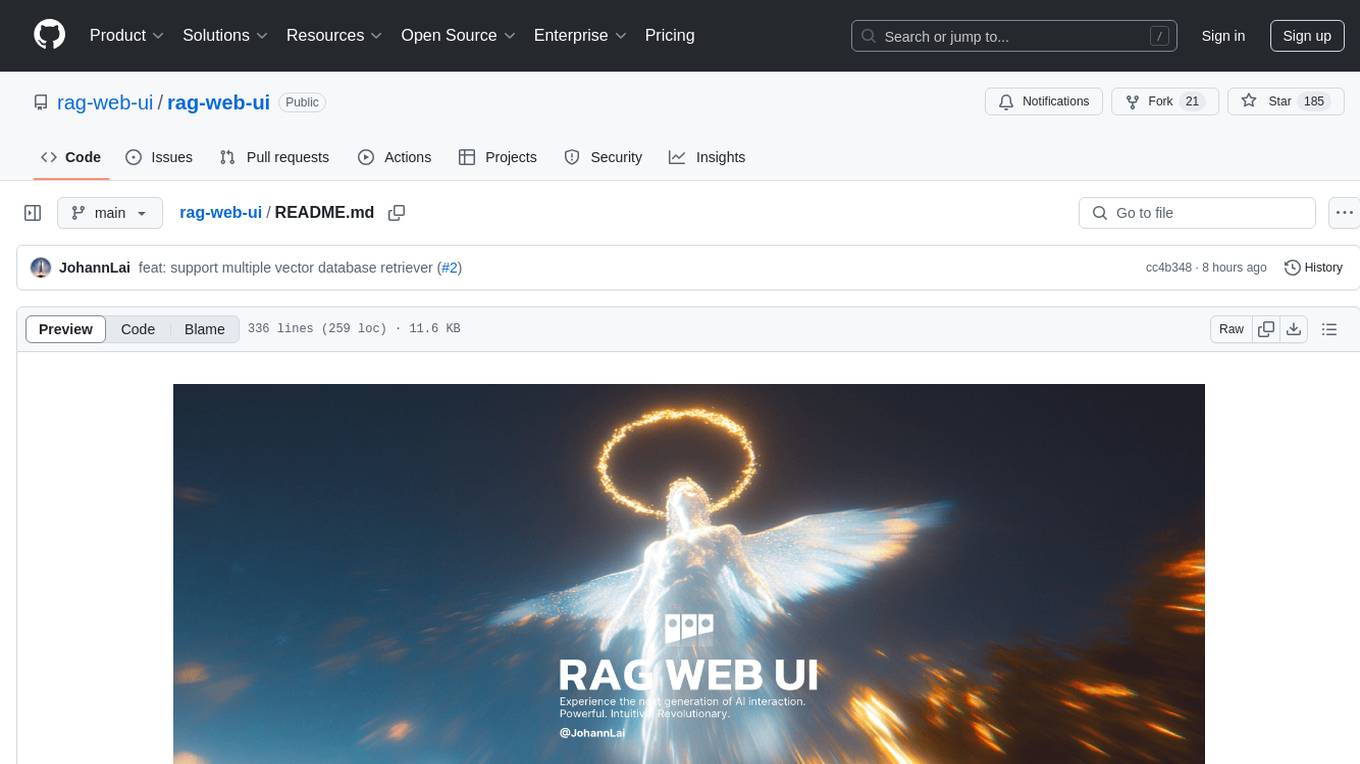 rag-web-ui Screenshot