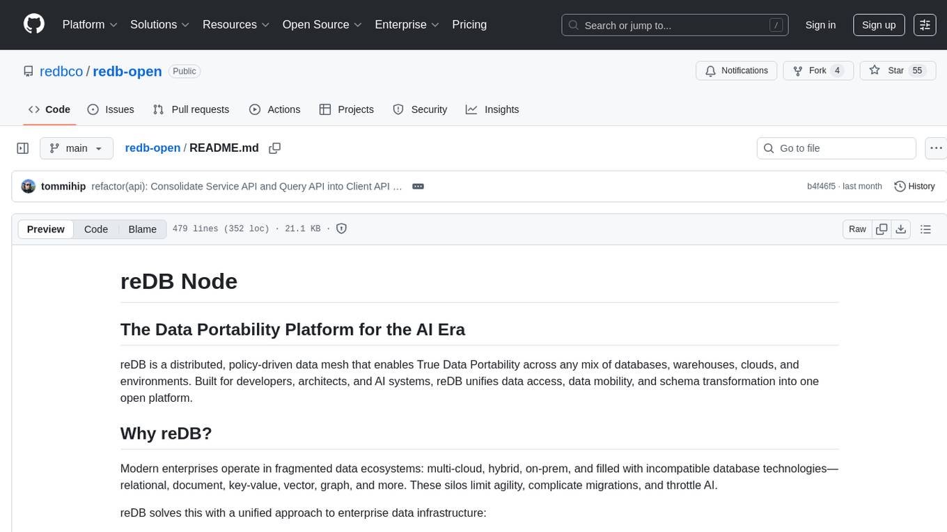 redb-open Screenshot