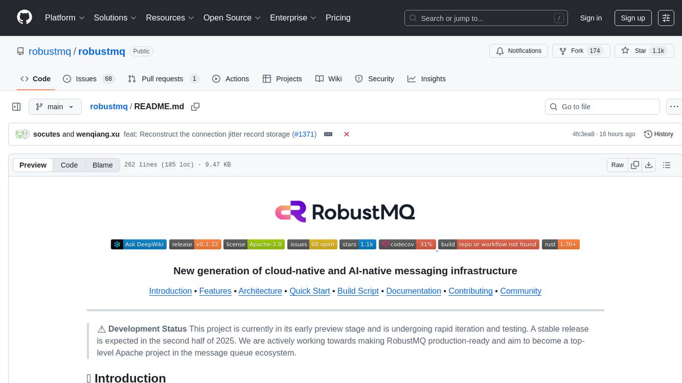robustmq Screenshot
