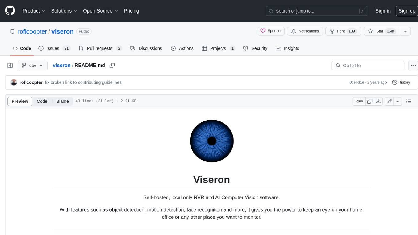 viseron Screenshot