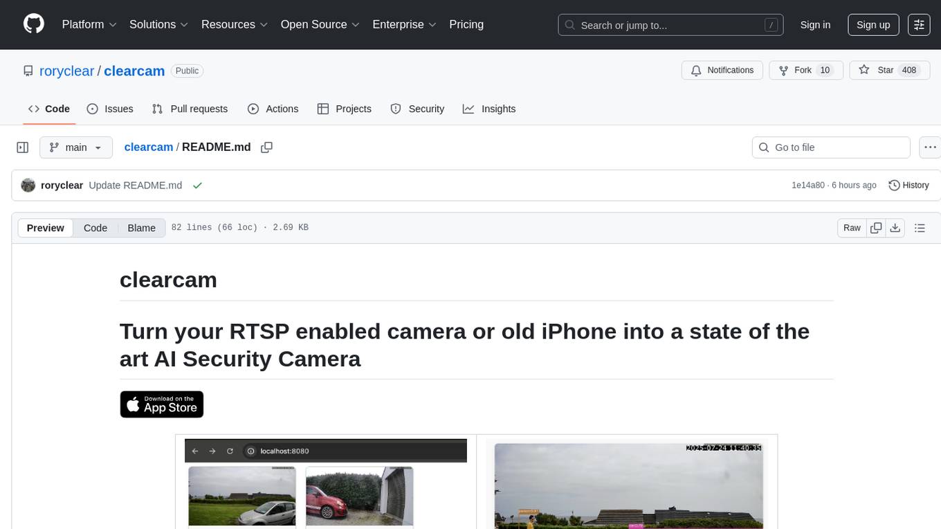 clearcam Screenshot
