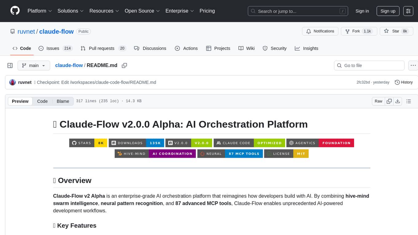 claude-flow Screenshot