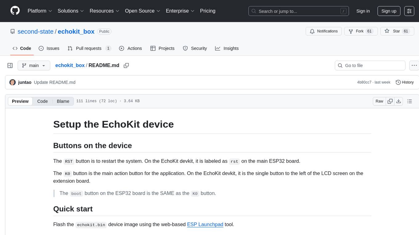 echokit_box Screenshot
