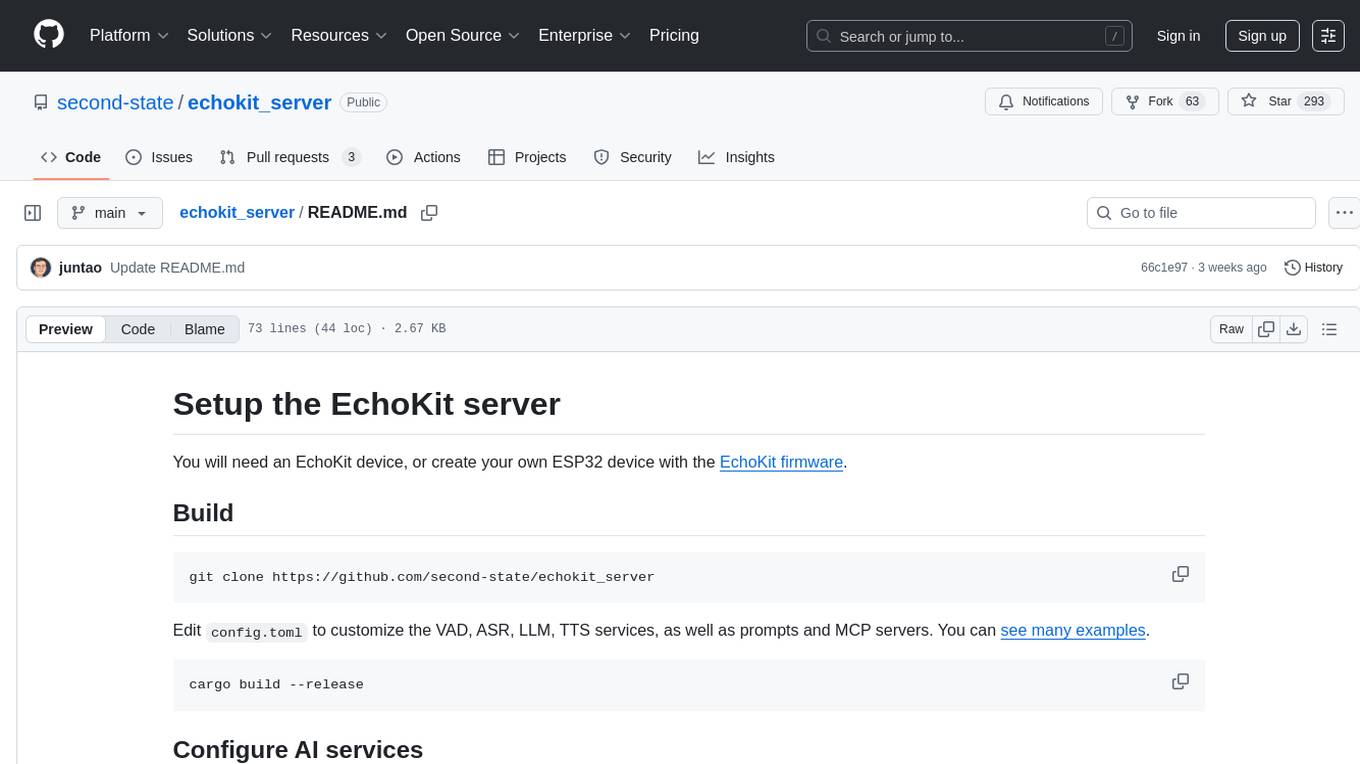 echokit_server Screenshot
