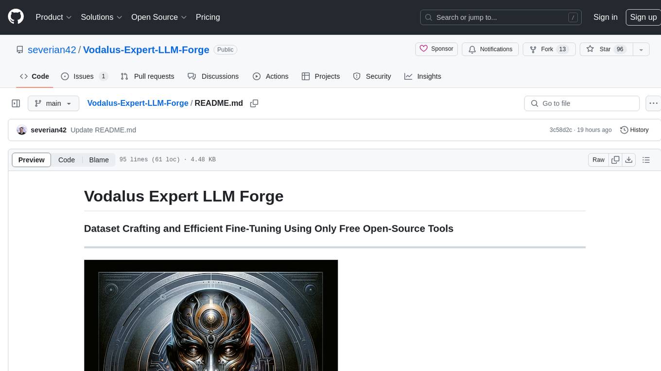 Vodalus-Expert-LLM-Forge Screenshot