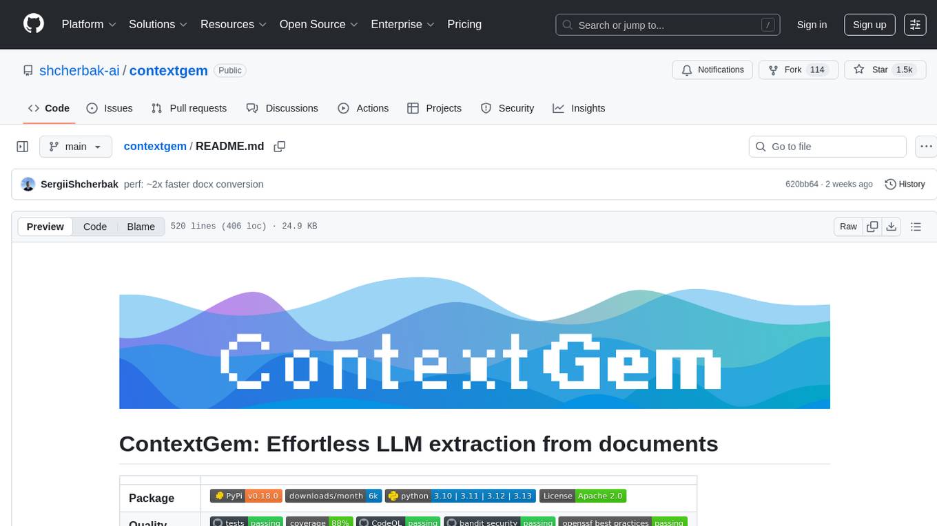 contextgem Screenshot