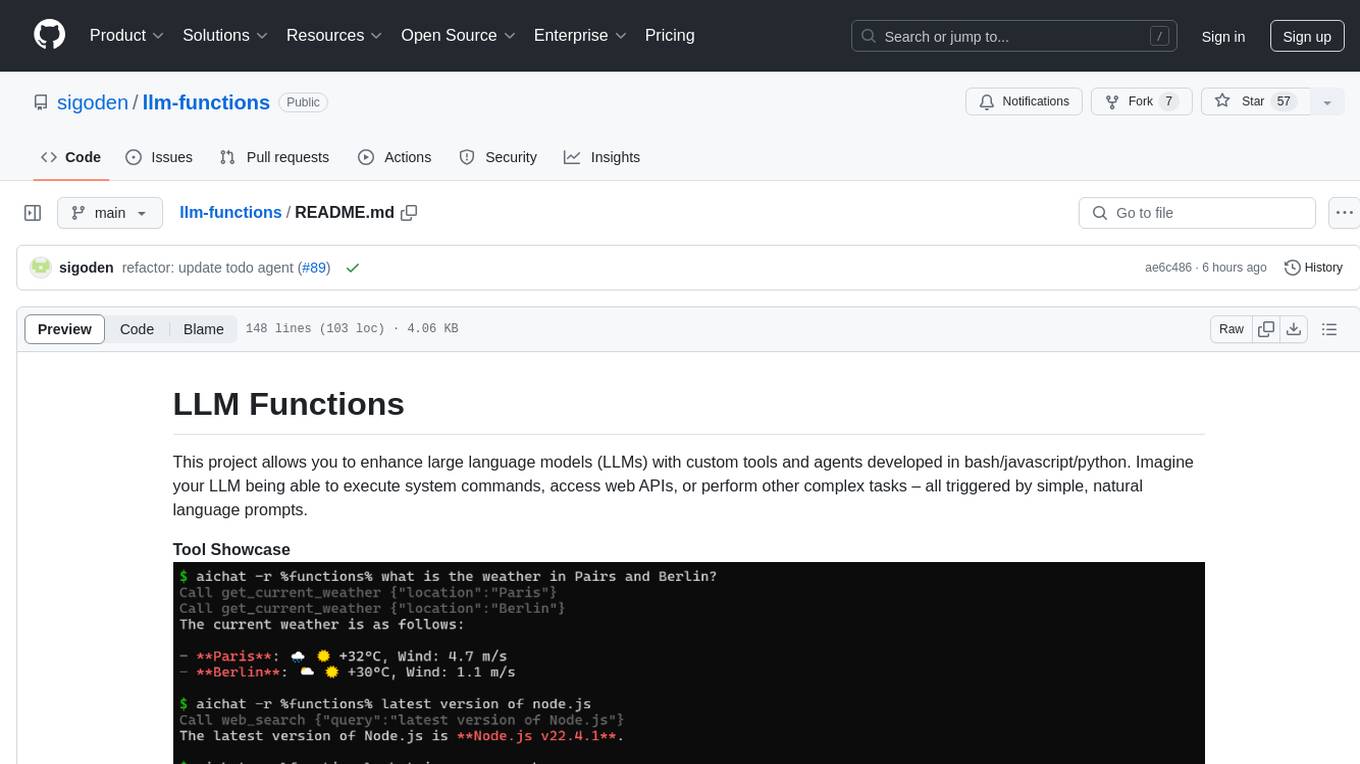 llm-functions Screenshot