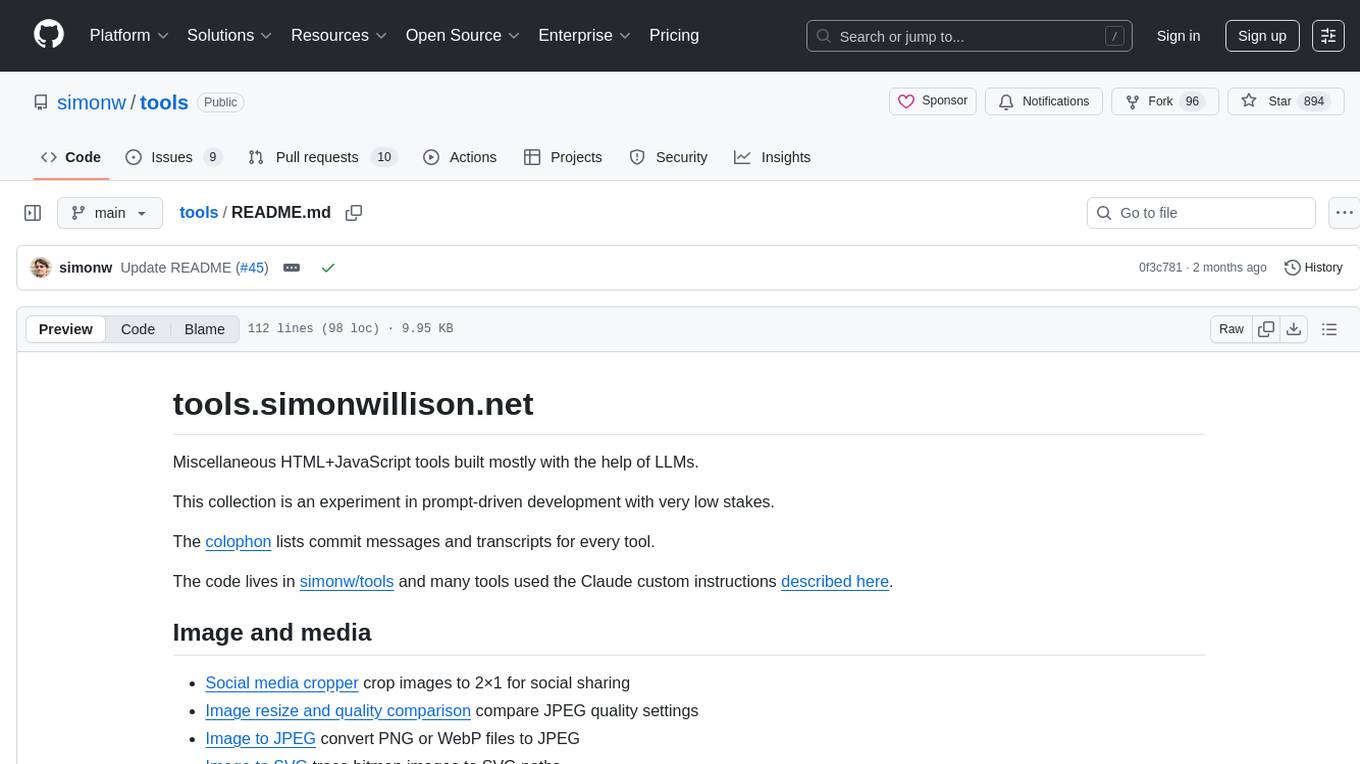 tools Screenshot