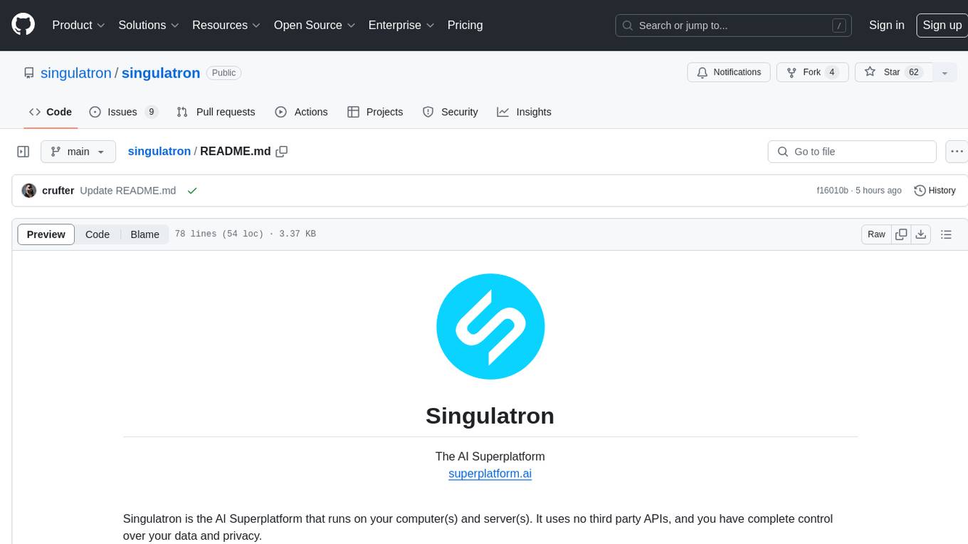 singulatron Screenshot