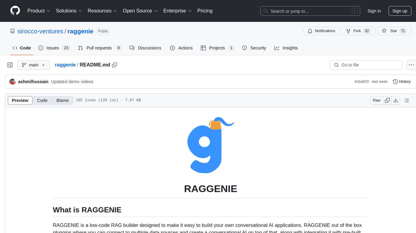 raggenie Screenshot