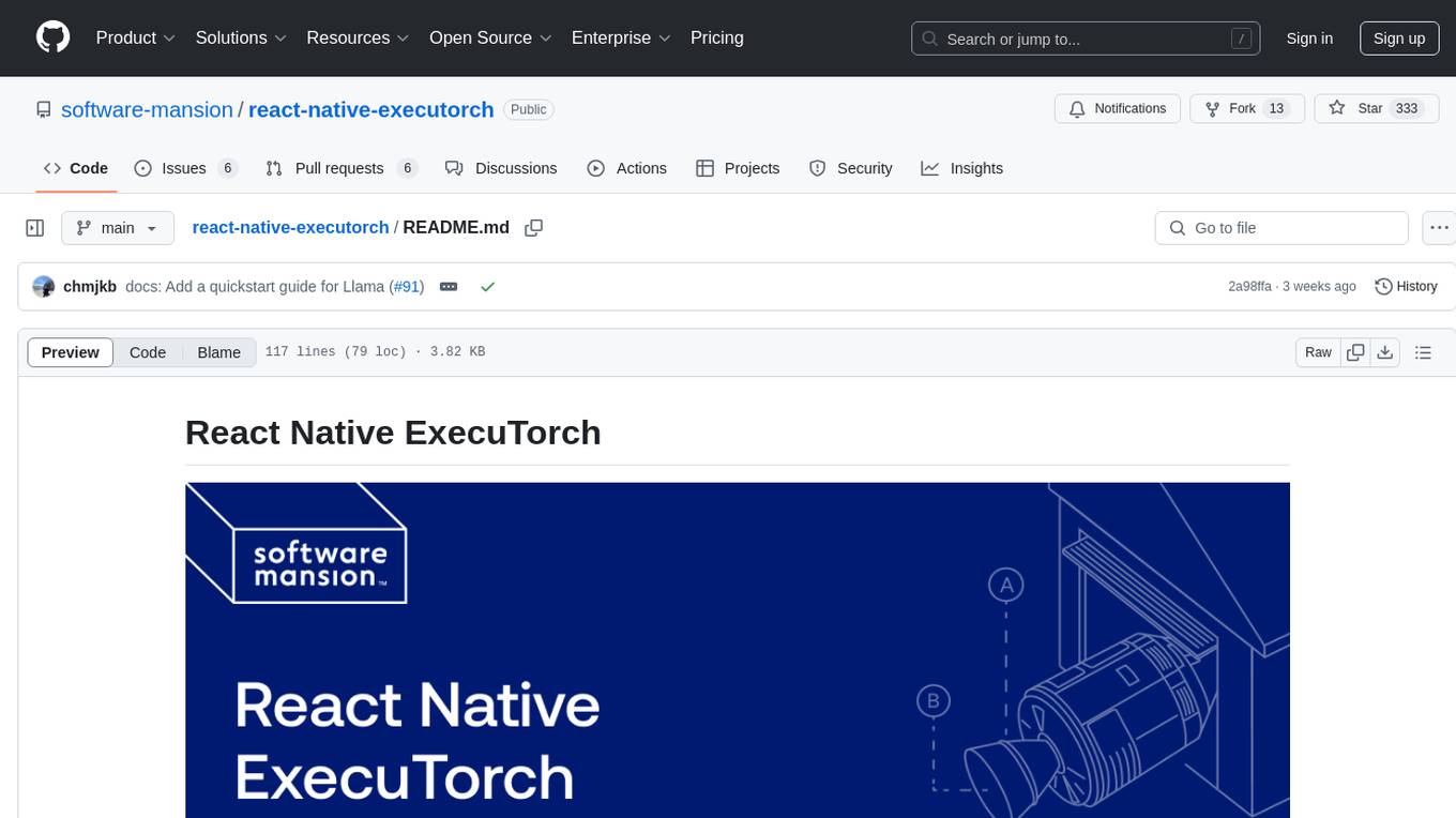 react-native-executorch Screenshot