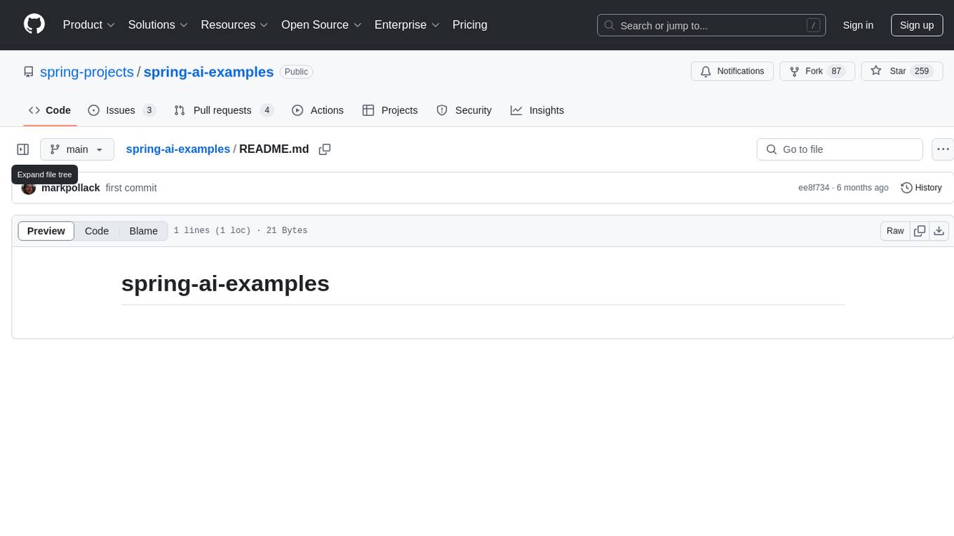 spring-ai-examples Screenshot