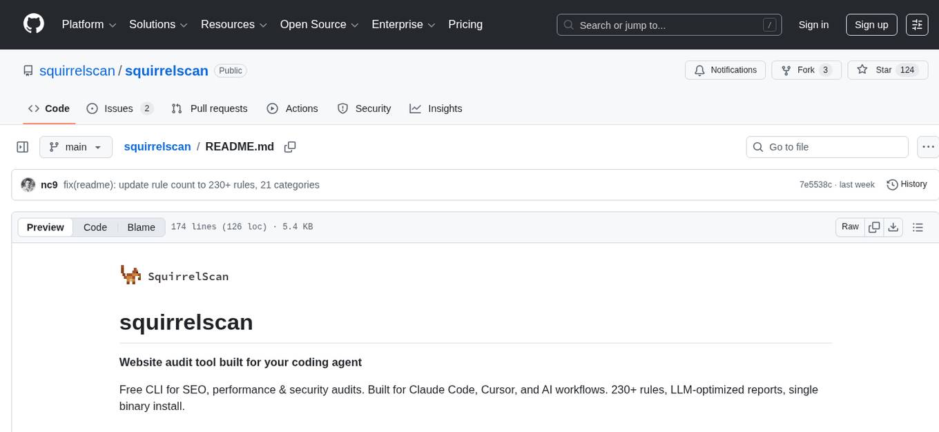 squirrelscan Screenshot