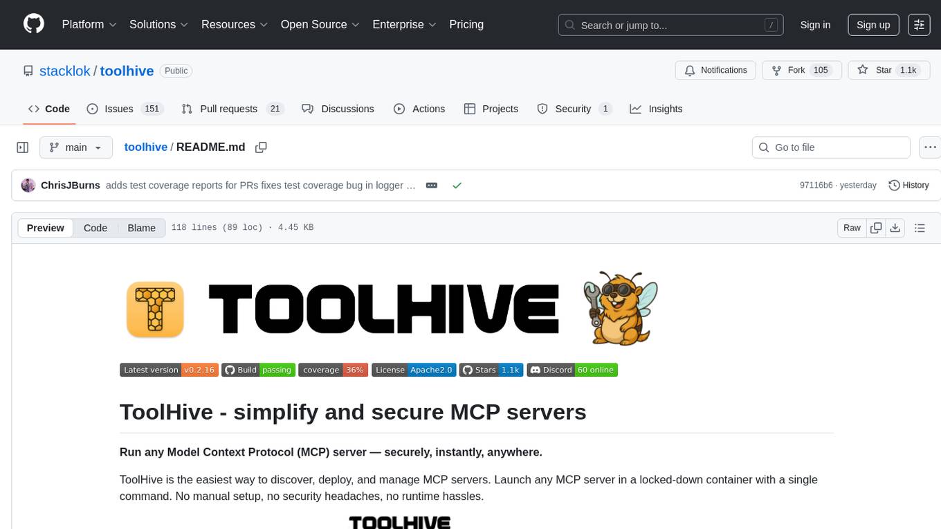 toolhive Screenshot