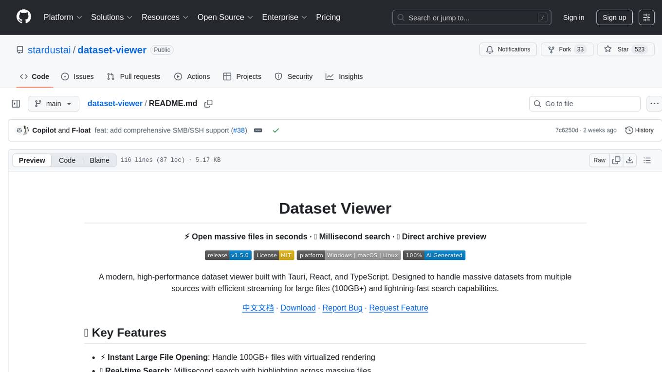 dataset-viewer Screenshot