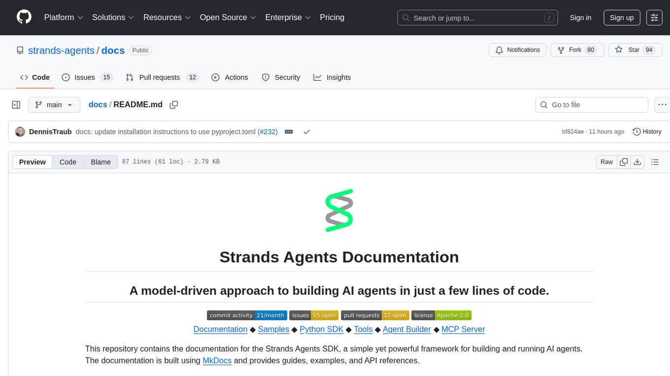 docs Screenshot