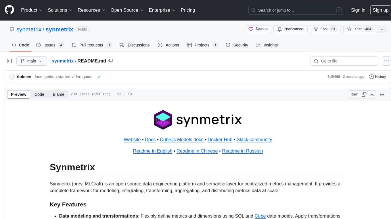 synmetrix Screenshot