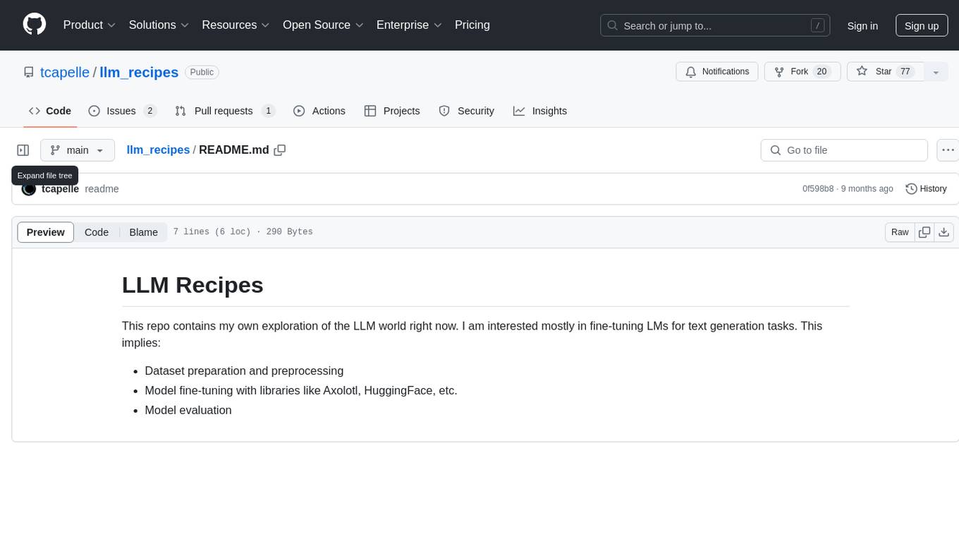 llm_recipes Screenshot