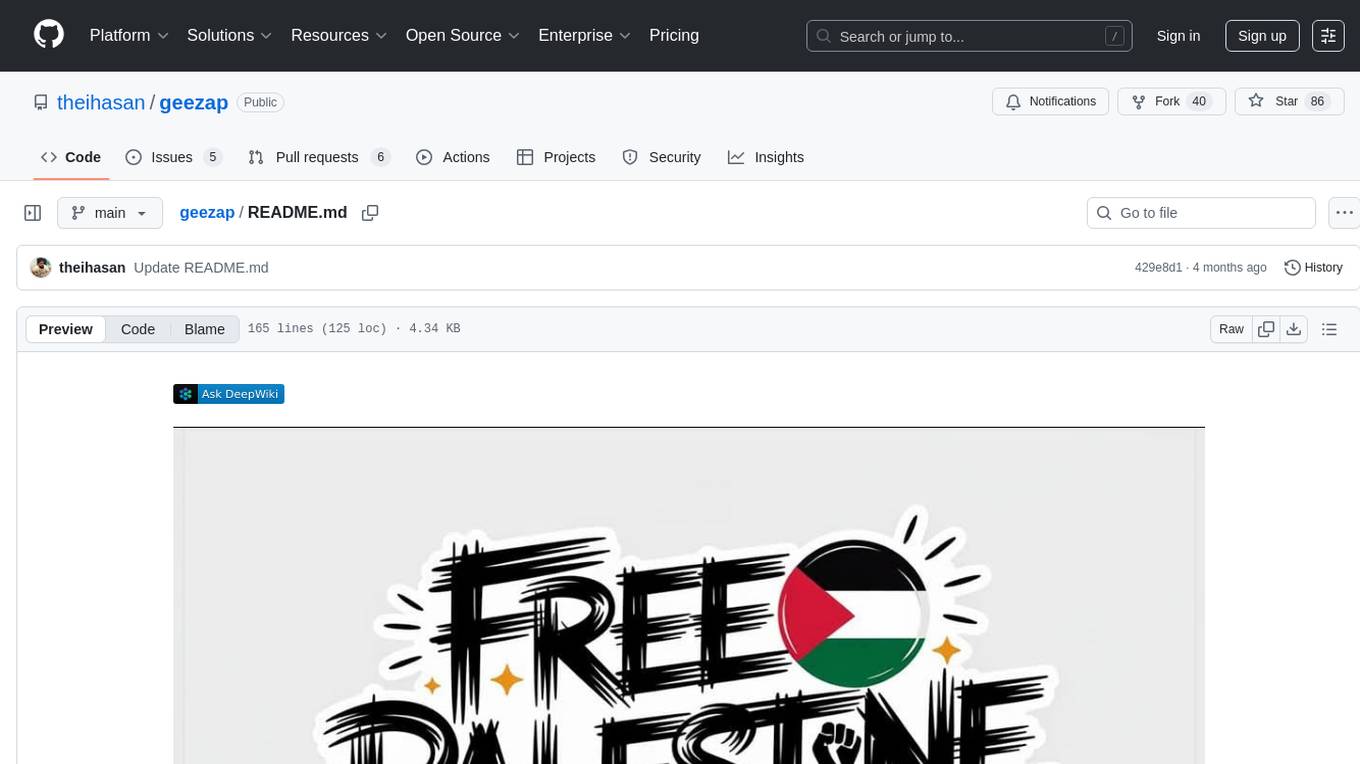 geezap Screenshot