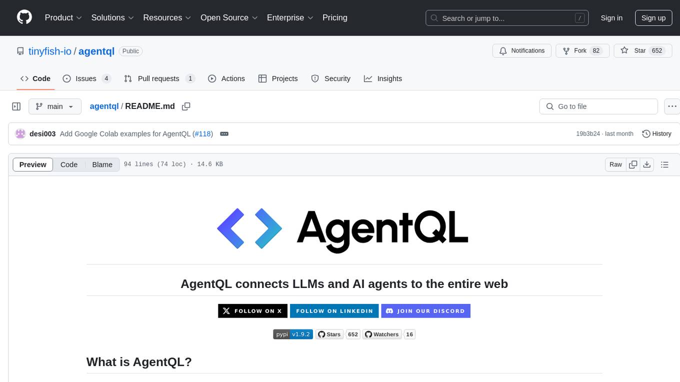 agentql Screenshot