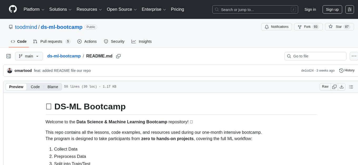 ds-ml-bootcamp Screenshot